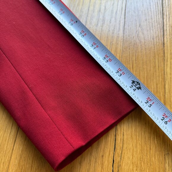 Emanuel Ungaro Size M Red Wool Mohair Blend Single Breasted Blazer Jacket - Picture 10 of 16